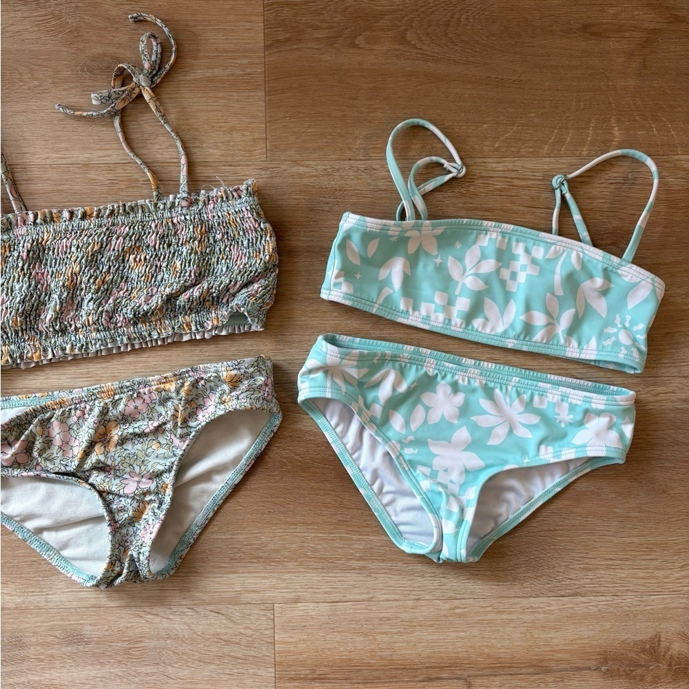 Billabong Kids Set 🌊 Mint and Floral 6/8